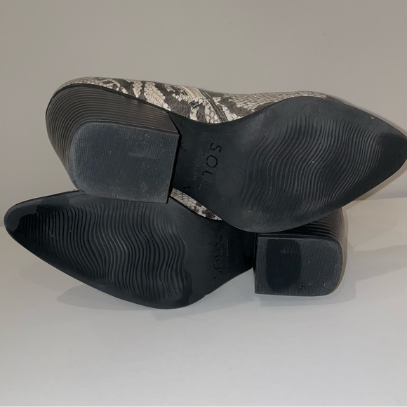 Soul Naturalizer Mikey Snake Ankle Boots Booties Size 9 - Picture 3 of 9